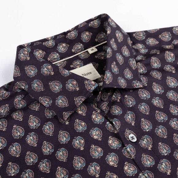 Stitch Note Long Sleeve Printed Shirt - Nightshade - Picture 2 of 3